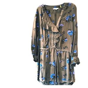 Sheer, floral Rebecca Taylor dress